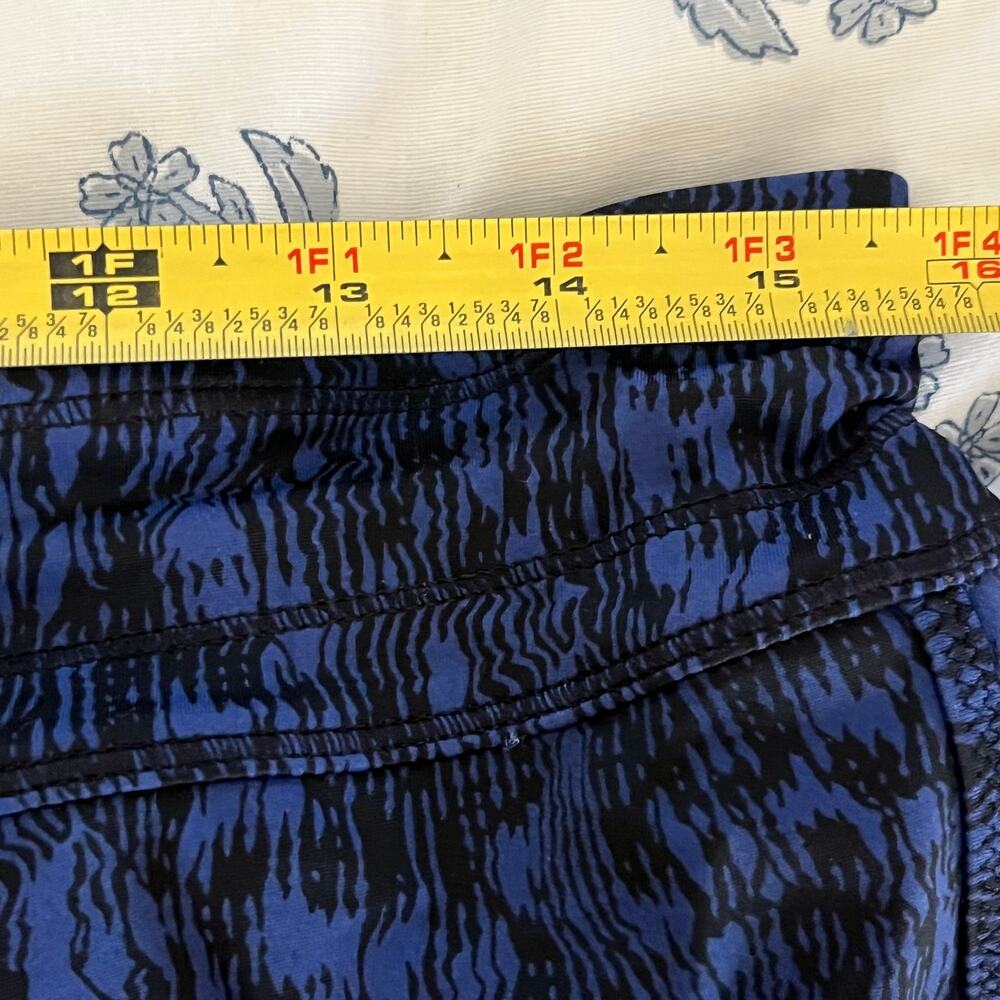 Athleta Surge Swim Short Geo Print Athleisure Women Navy Medium - Picture 8 of 10